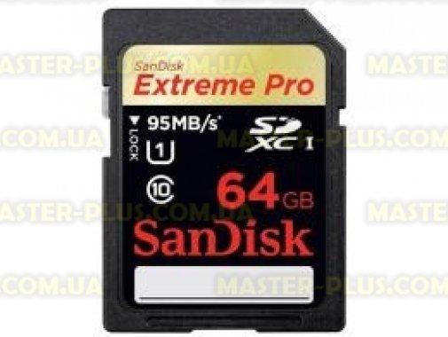 

Карта памяти SANDISK 64Gb SDXC eXtremePro UHS-I (SDSDXPA-064G-X46)