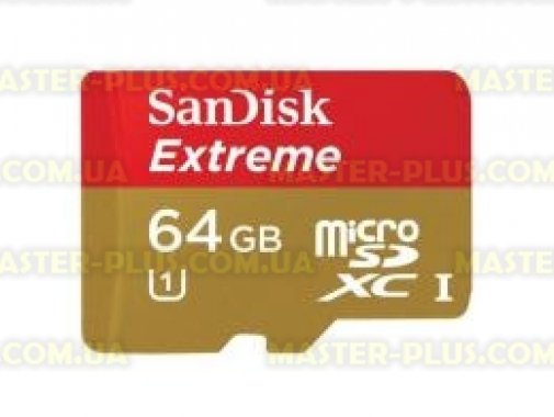 

Карта памяти SANDISK 64GB microSDXC Class 10 UHS-I U3 (SDSDQXP-064G-G46A)