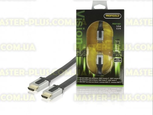

Кабель мультимедийный HDMI to HDMI 1.0m Bandridge (PROV1601)