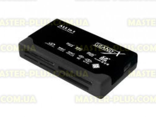 

Считыватель флеш-карт Grand-X multi All-in-One 64Gb to 2Tb SDXC (CRX05Black)