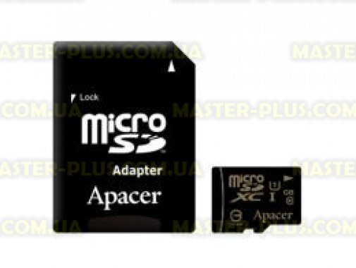 

Карта памяти Apacer 8GB microSDHC UHS-I Class10 w/ 1 Adapter RP (AP8GMCSH10U1-R)