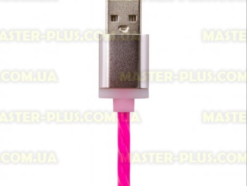 

Дата кабель LogicPower USB 2.0 -&gt; Lightning 1м R-P (силикон) красно-розовый /Ret (5141)