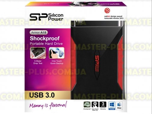 

Внешний жесткий диск 2.5" 1TB Silicon Power (SP010TBPHDA15S3L)