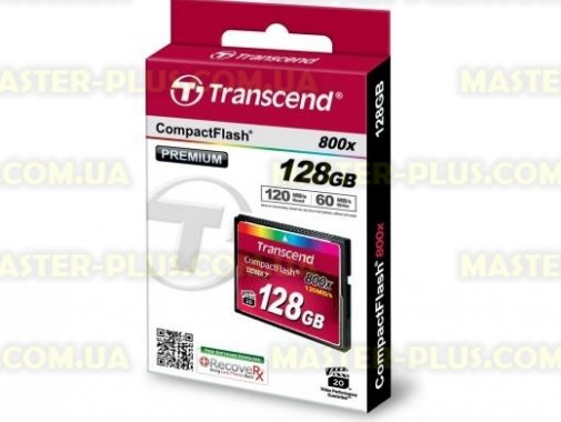 

Карта памяти Transcend Compact Flash Card 128Gb 800X (TS128GCF800)