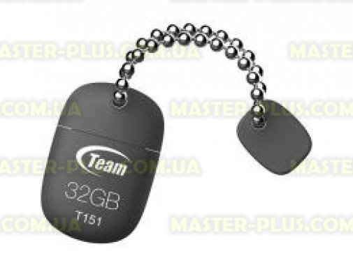 

USB флеш накопитель Team 32GB T151 Grey USB 2.0 (TT15132GC01)