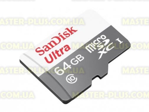 

Карта памяти SANDISK 64GB microSDXC Class 10 UHS-I (SDSQUNB-064G-GN3MN)