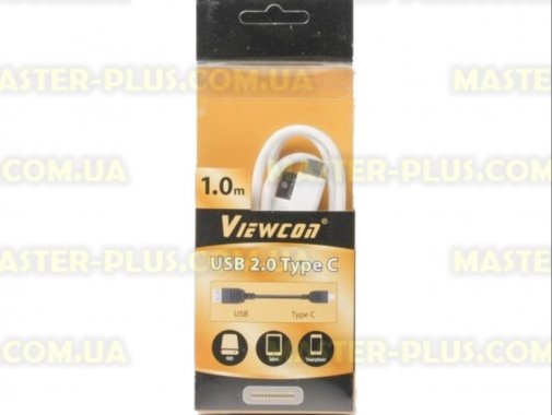 

Дата кабель USB 2.0 AM/CM 1.0m Viewcon (VC-USB2-UC-001-W)
