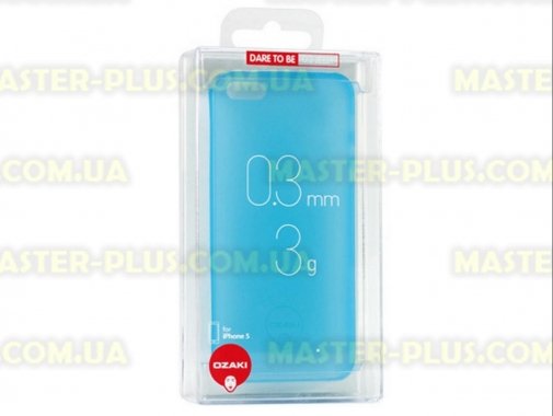 

Чехол для моб. телефона OZAKI iPhone 5/5S O!coat 0.3 JELLY/Blue (OC533BU)