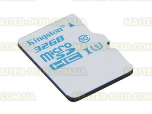 

Карта памяти Kingston 32GB microSDHC class 10 UHS-I U3 (SDCAC/32GBSP)