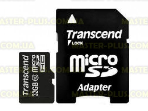 Карта памяти Transcend 32Gb microSDHC class 10 (TS32GUSDHC10) для компьютера