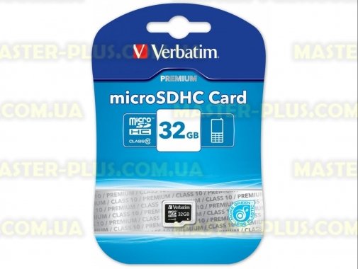

Карта памяти Verbatim 32GB microSDHC class 10 (44013)