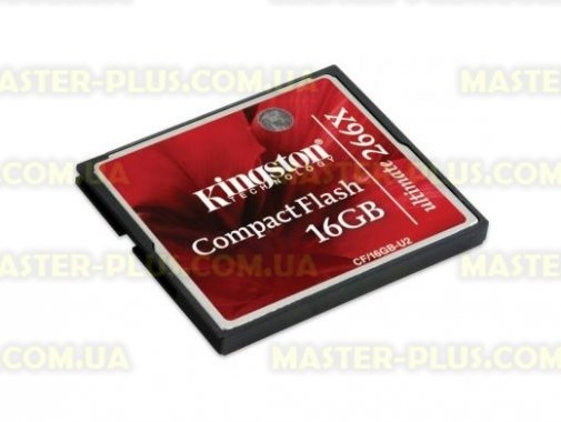

Карта памяти Kingston Compact Flash Card 16GB 266x (CF/16GB-U2)