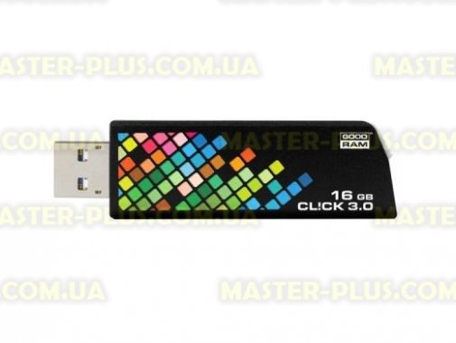 

USB флеш накопитель GOODRAM 16GB CL!CK Black USB 3.0 (PD16GH3GRCLKR9)