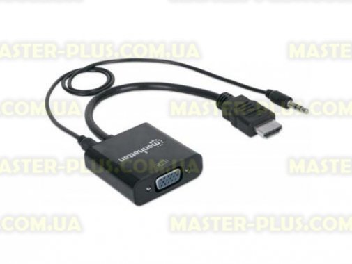 

Кабель мультимедийный HDMI M to VGA F Manhattan (151450)