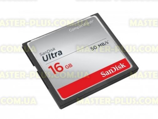 

Карта памяти SANDISK 16Gb Compact Flash Ultra (SDCFHS-016G-G46)