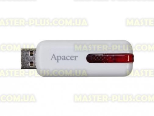 

USB флеш накопитель 64GB AH326 White RP USB2.0 Apacer (AP64GAH326W-1)