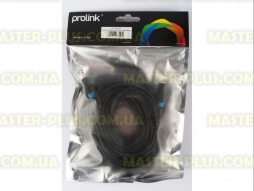 

Кабель мультимедийный Jack 3.5mm male/Jack 3.5mm male 10.0m Prolink (PL105-1000)