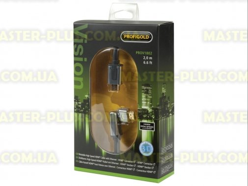 

Кабель мультимедийный HDMI to HDMI 2.0m Bandridge (PROV1802)