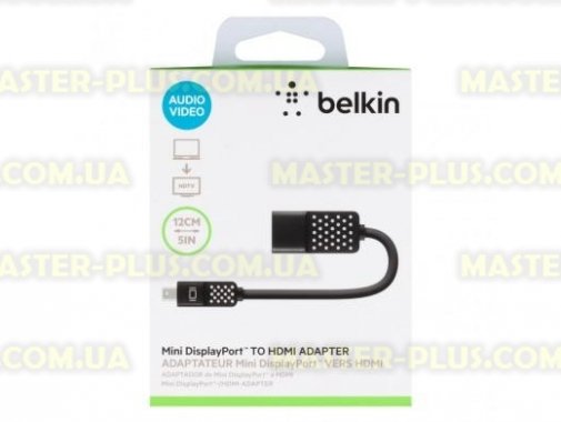 

Кабель мультимедийный mini DisplayPort to HDMI Belkin (F2CD079bt)