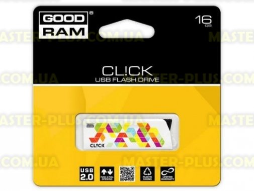 

USB флеш накопитель GOODRAM 16Gb White USB 2.0 (PD16GH2GRCLWR9)