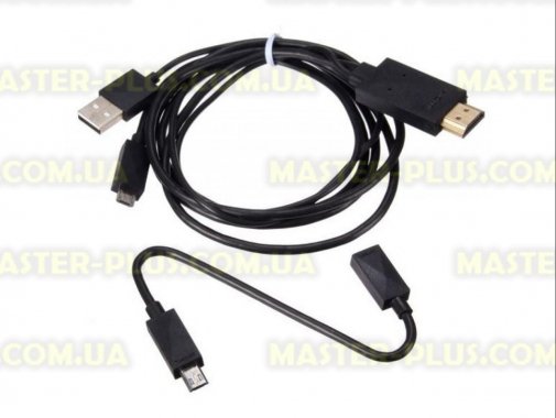 

Переходник MHL Micro USB 5Pin & 11Pin to HDMI Dynamode (MHL-HDMI-UNI black)