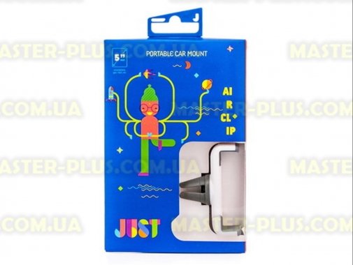 

Универсальный автодержатель JUST AirClip+ Car Mount White (CMNT-CLPPL-WHT)