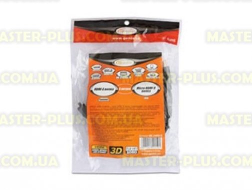 

Кабель мультимедийный HDMI A to HDMI D (micro), 5.0m GEMIX (Art.GC 1442-5)