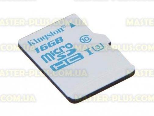 

Карта памяти Kingston 16GB microSDHC class 10 UHS-I U3 (SDCAC/16GBSP)