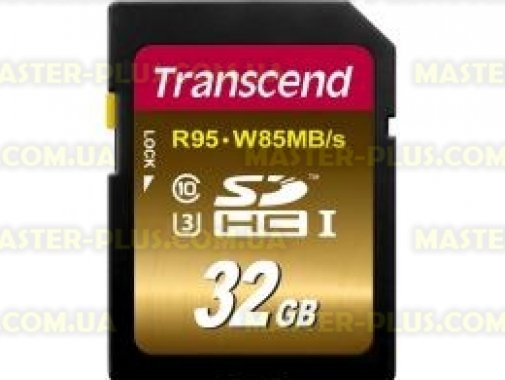 

Карта памяти Transcend 32GB SDHC class 10 UHS-I U3 (TS32GSDU3X)