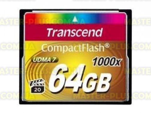 

Карта памяти Transcend 64Gb Compact Flash 1000x (TS64GCF1000)
