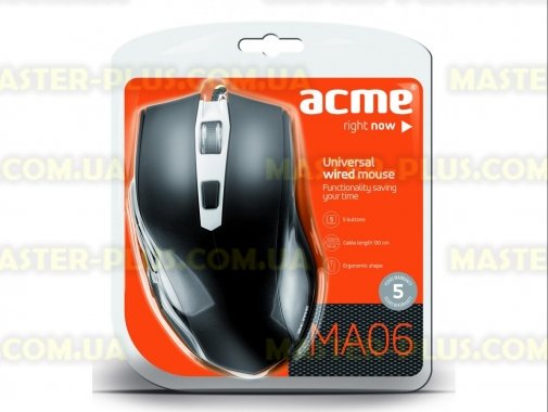 

Мышка ACME MA06 Universal Wired (4770070873571)
