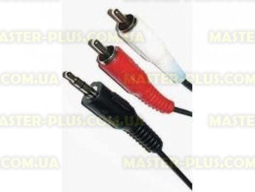 

Кабель мультимедийный Jack 3.5mm папа/2RCA папа, 7.5m Atcom (10710)