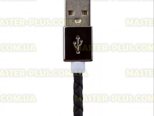 

Дата кабель LogicPower USB 2.0 -&gt; Lightning 1м B (кож. плетение) черный /Retail (5126)