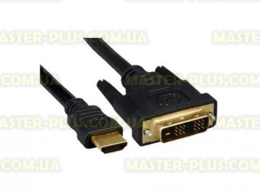 

Кабель мультимедийный HDMI to DVI 18+1pin M, 7.5m Cablexpert (CC-HDMI-DVI-7.5MC)