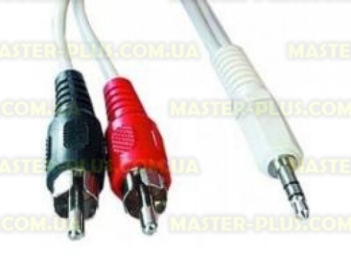 

Кабель мультимедийный Jack 3.5mm папа/2RCA папа Cablexpert (CCA-458-10M)