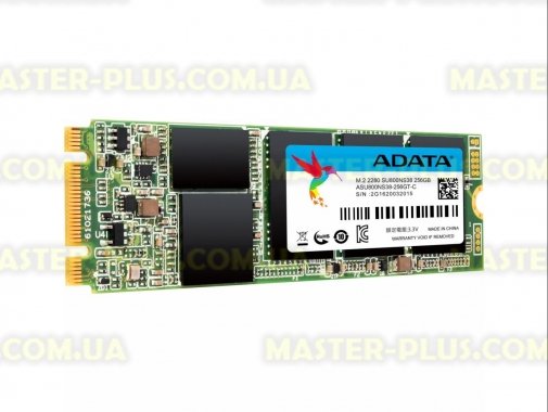 

Накопитель SSD M.2 2280 256GB ADATA (ASU800NS38-256GT-C)