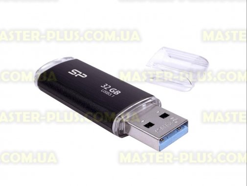 

USB флеш накопитель Silicon Power 32GB Blaze B02 Black USB 3.0 (SP032GBUF3B02V1K)