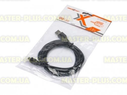 

Дата кабель USB 2.0 AM to Mini 5P 1.8m Maxxter (U-AM5P-6)