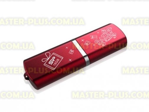 

USB флеш накопитель Silicon Power 16Gb LuxMini 720 red winter edition (SP016GBUF2720V1R-LE)