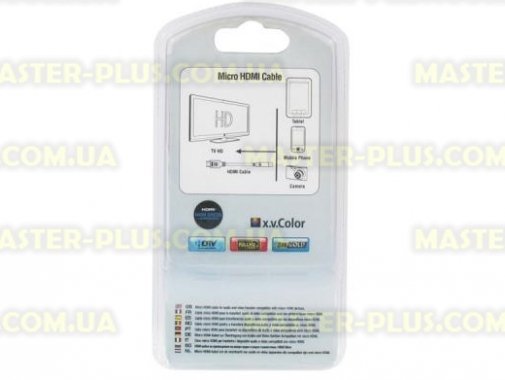 

Кабель мультимедийный HDMI A to HDMI D (micro), 1.5m Energizer (LCAEHHAD2)