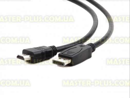 

Кабель мультимедийный DisplayPort to HDMI 1.0m Cablexpert (CC-DP-HDMI-1M)
