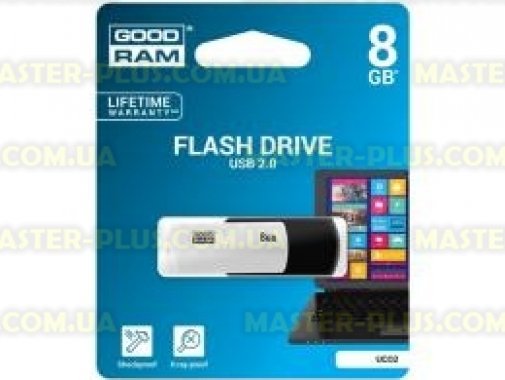 

USB флеш накопитель GOODRAM 8GB Colour Mix Black/White USB 2.0 (UCO2-0080KWR11)