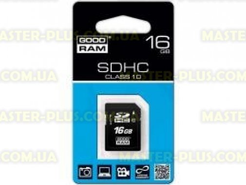 

Карта памяти GOODRAM 16Gb SDHC Class 10 (SDC16GHC10GRR10)