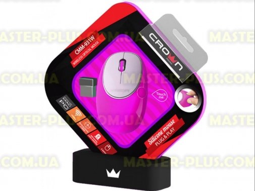 

Мышка Crown CMM-931W pink