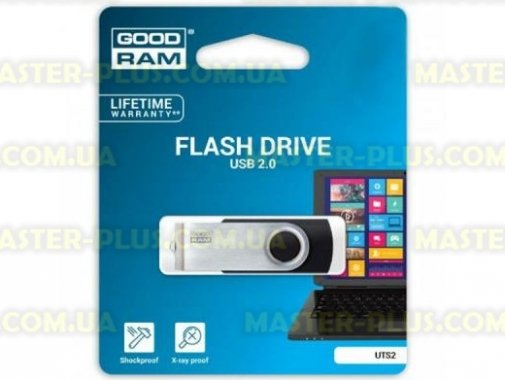 

USB флеш накопитель GOODRAM 16GB Twister Black USB 2.0 (UTS2-0160K0R11)