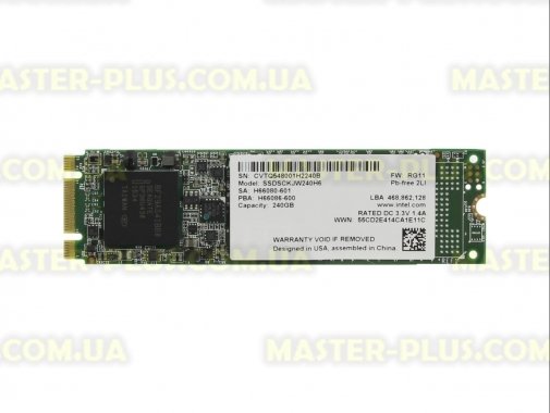 

Накопитель SSD M.2 2280 240GB INTEL (SSDSCKJW240H601)