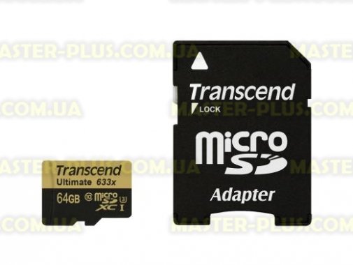 

Карта памяти Transcend 64GB microSD class10 UHS-I U3 (TS64GUSDU3)