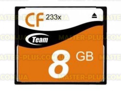

Карта памяти Team Compact Flash 8GB 233x (TCF8G23301)