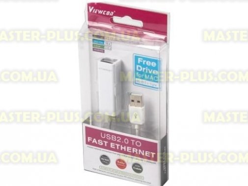

Кабель для передачи данных USB2.0 to Ethernet Viewcon (VE 449 (White))