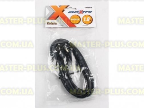 

Кабель мультимедийный HDMI to HDMI 1.8m MAXXTRO (V-HDMI4-6)